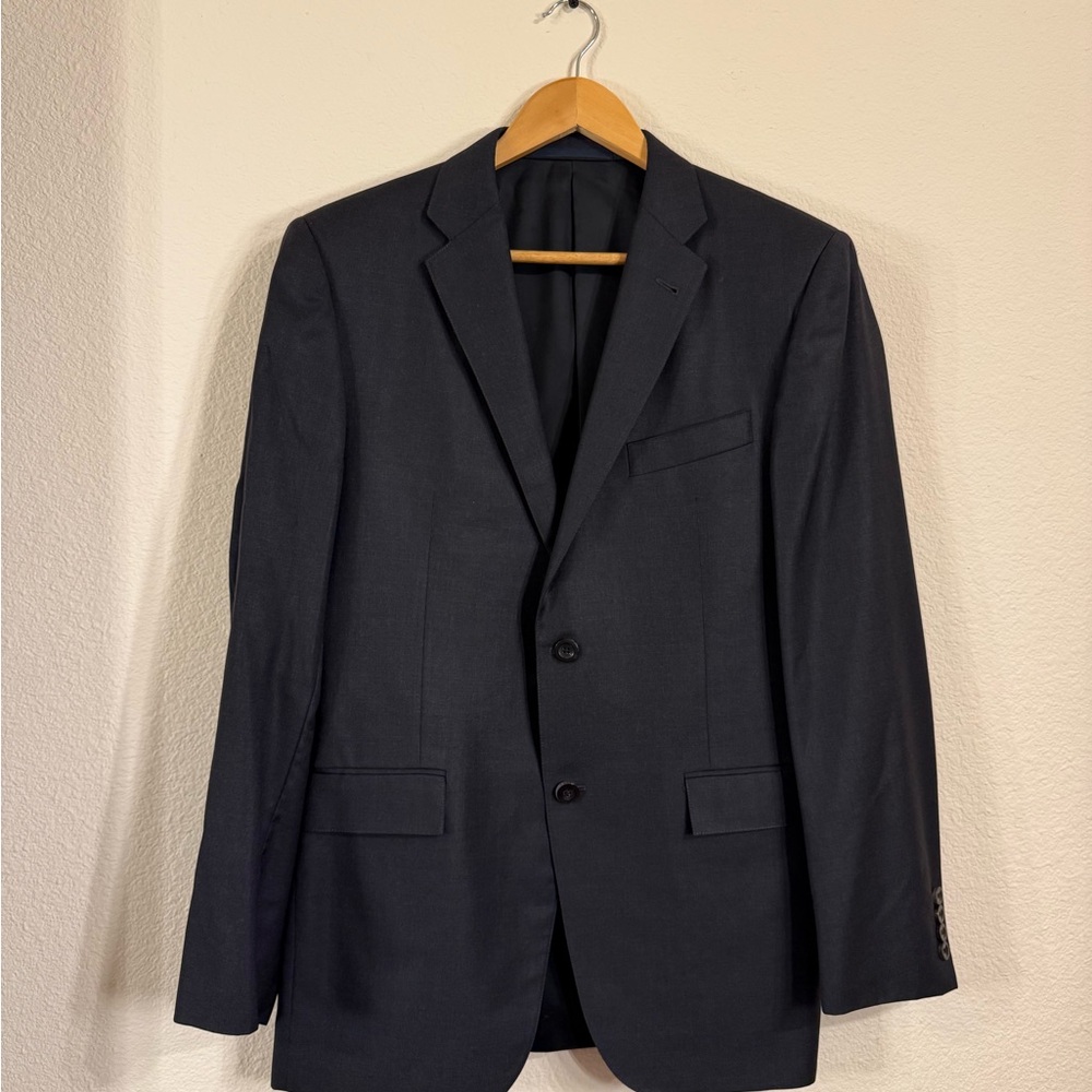Hickey Freeman Loro Piana Tasmanian Super 130's Blazer in Grey Size 40 Long